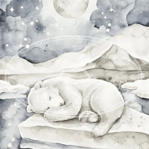 Lovely Bear Bilecik White / denim