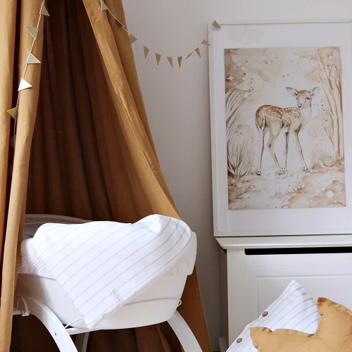 Lovely Fawn Poster White / caramel