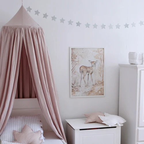 Lovely Fawn Poster White / caramel