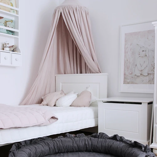 Lovely Rabbit Poster  White/ powder pink