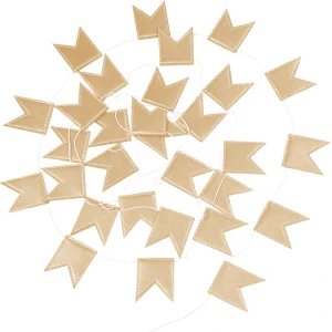 Girlanda mini chorągiewki Shiny Złoty