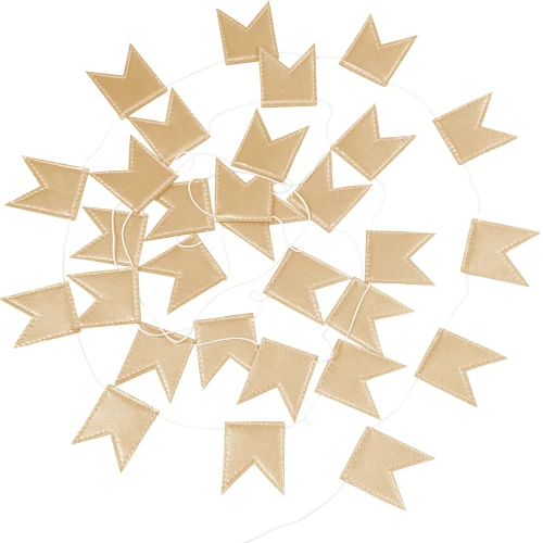 Girlanda mini chorągiewki Shiny Złoty