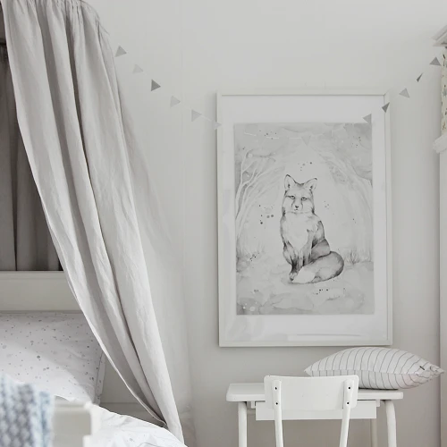 Girlanda mini trójkąciki Shiny Srebrny