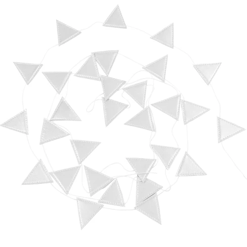 Girlanda mini trójkąciki Shiny Srebrny