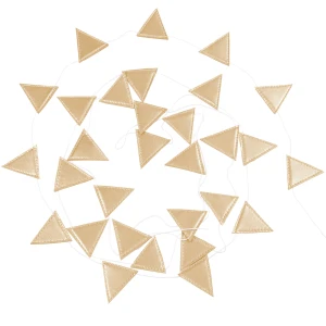 Girlanda mini trójkąciki Shiny Złoty