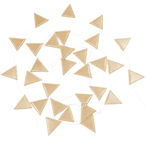 Tiny triangle garland Shiny Gold