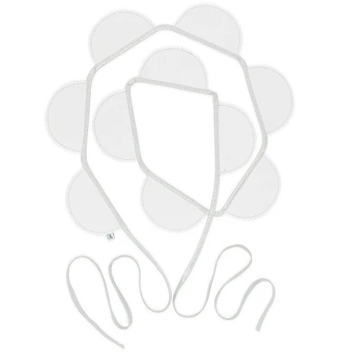 Garland Party PN White with silver