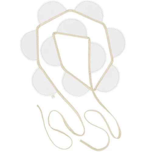 Girlanda Party PN Biała ze złotem