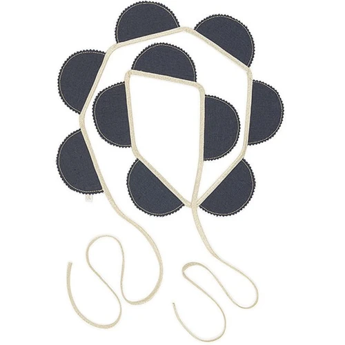 Girlanda Party PN Grafitowa ze złotem