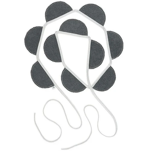 Girlanda Party PN Grafitowa ze srebrem