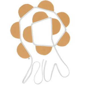 Girlanda Party PN Karmelowa ze srebrem