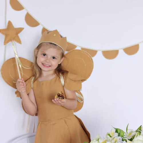 Girlanda Party PN Karmelowa ze złotem