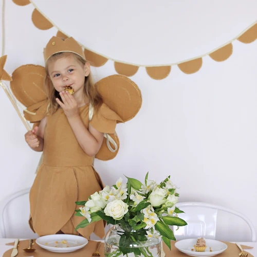 Girlanda Party PN Karmelowa ze złotem