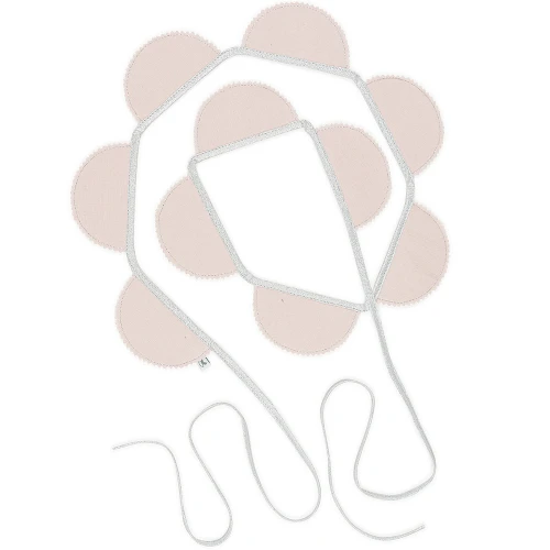 Girlanda Party PN Pudrowa ze srebrem