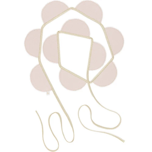 Girlanda Party PN Pudrowa ze złotem