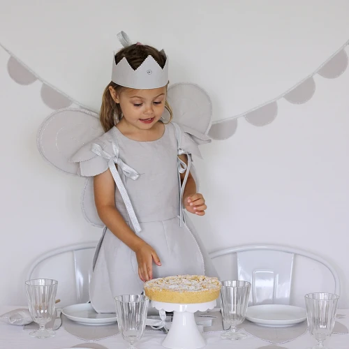Girlanda Party PN Szara ze srebrem