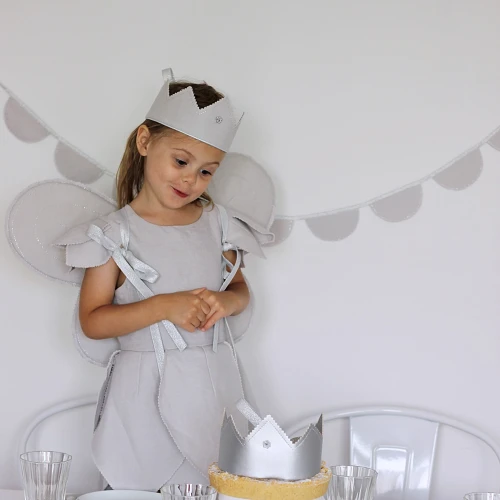 Girlanda Party PN Szara ze srebrem