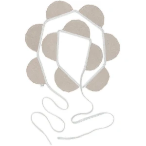 Girlanda Party BC Beżowa ze srebrem