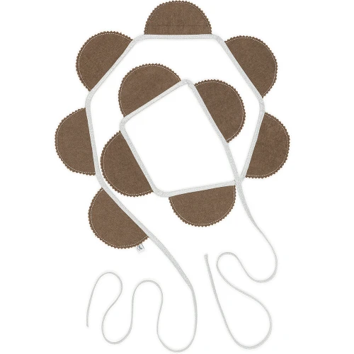 Girlanda Party BC Czekoladowa ze srebrem