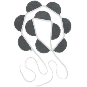 Girlanda Party BC Grafitowa ze srebrem