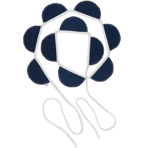 Girlanda Party BC Granatowa ze srebrem