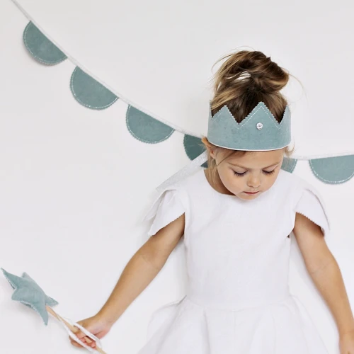 Garland Party BC Silit green with silver