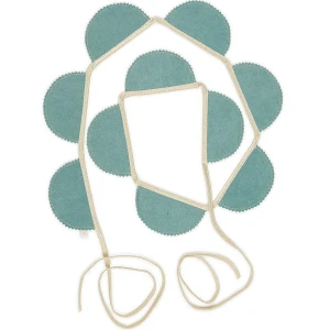 Garland Party BC Silit green with gold