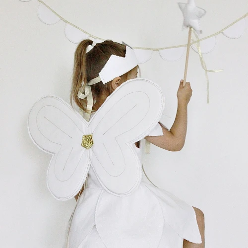 Fairy wings PN White with gold 