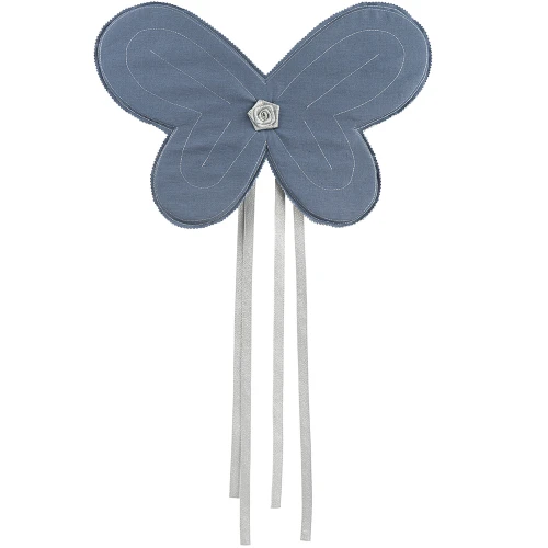 Skrzydła wróżki PN Denim ze srebrną nitką 