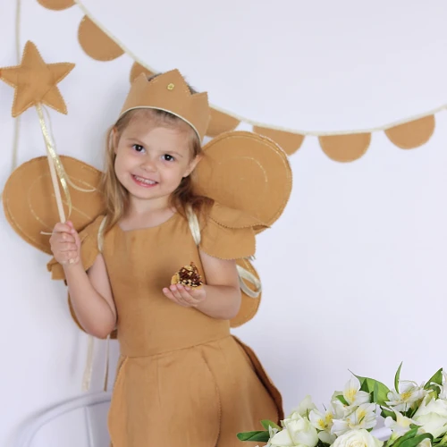 Fairy wings PN Caramel with gold 