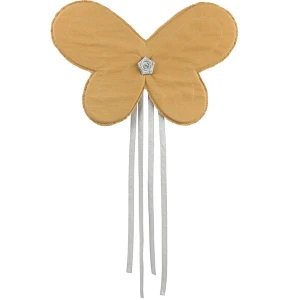 Skrzydła wróżki PN Karmelowe ze srebrną nitką 