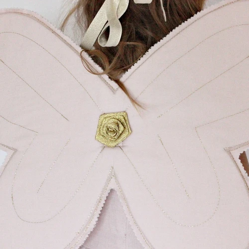 Fairy wings PN Powder pink with gold 