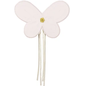 Skrzydła wróżki PN Pudrowy róż ze złotą nitką 