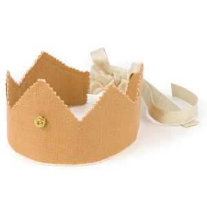 Crown PN Caramel with rose and gold ribbon