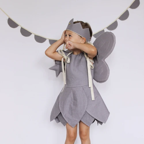 Crown PN Shark with rose and gold ribbon