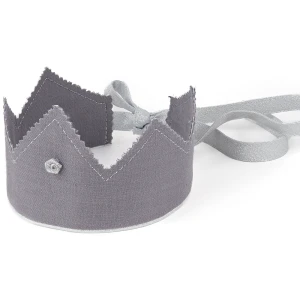 Crown PN Shark with rose and silver ribbon