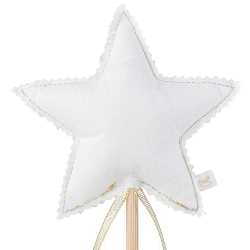 Wand PN White with gold ribbon