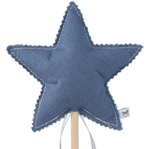 Różdżka PN Denim ze srebrną wstążką