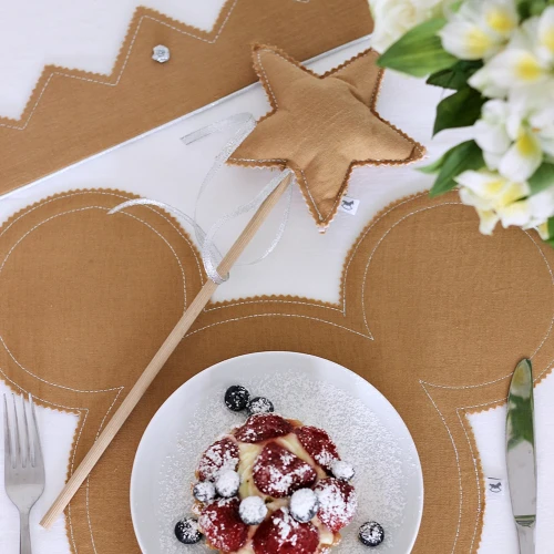 Wand PN Caramel with silver ribbon