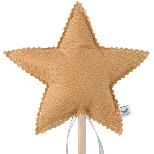 Wand PN Caramel with silver ribbon