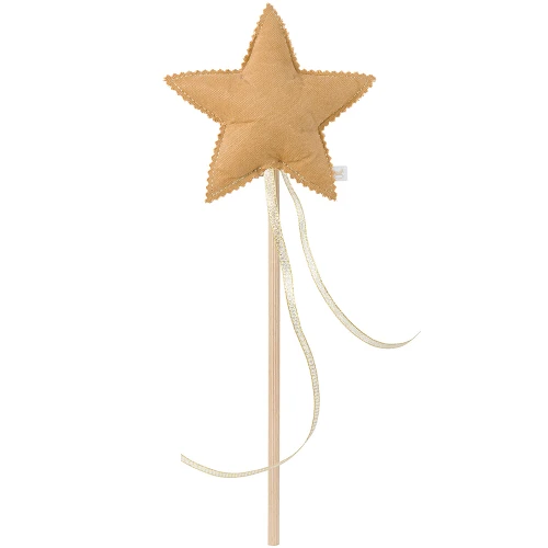 Różdżka PN Karmelowa ze złotą wstążką