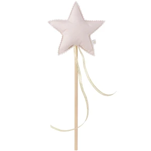 Różdżka PN Pudrowa ze złotą wstążką