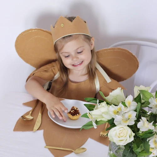 Sukienka Bella PN Karmelowa