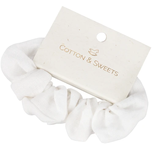 Frotka Lniana Biała