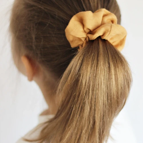 Frotka Lniana Karmelowa