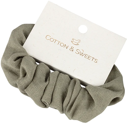 Frotka Lniana Oliwkowa