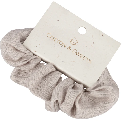 Frotka Lniana Jasno szara