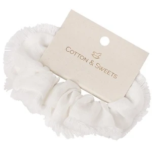 Frotka Lniana Boho Biała