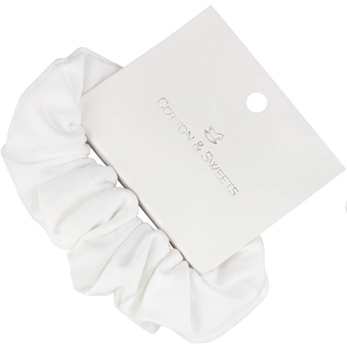 Basic Scrunchie White