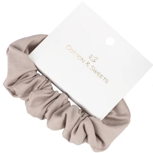 Basic Scrunchie Dark beige